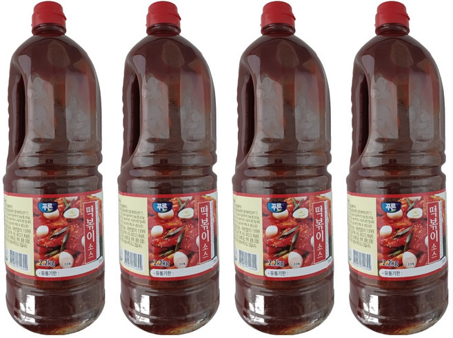 푸른식품 떡볶이 양념소스, 4개, 2.2kg