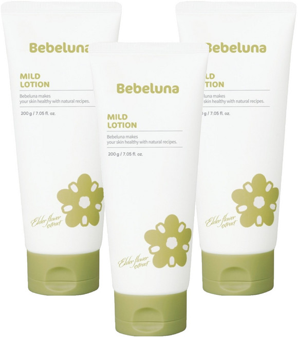 베베루나 유아용 마일드 로션, 200g, 3개