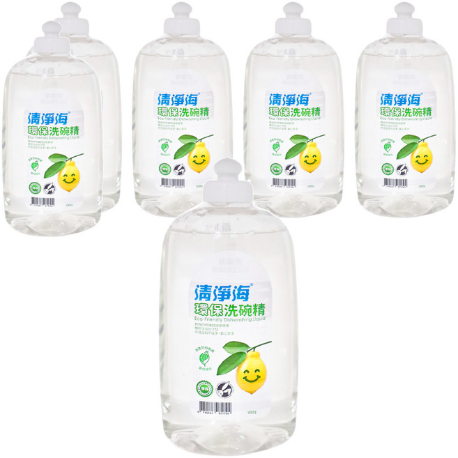 清淨海 環保洗碗精, 1kg, 6瓶