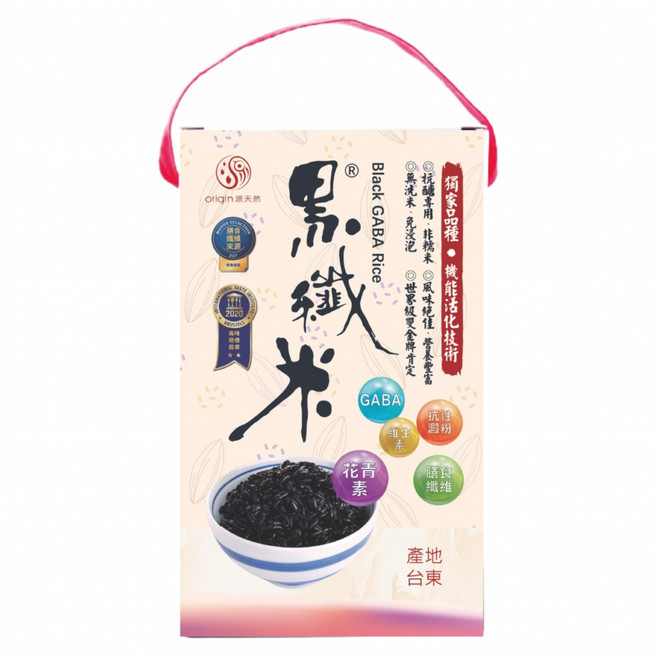 origin 源天然 黑纖米, 1盒, 800g