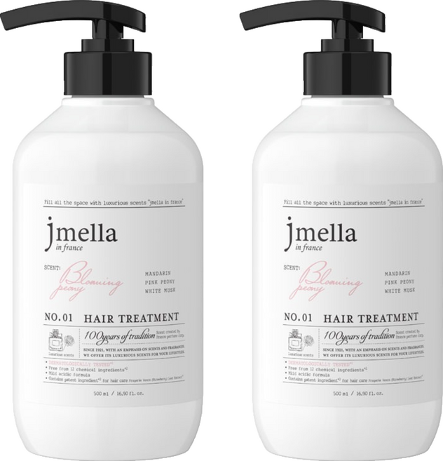 jmella 香氛護髮乳 Blooming Peony, 500ml, 2瓶