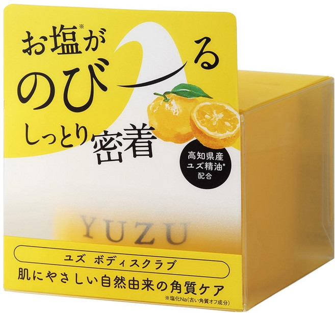 DAILY AROMA JAPAN 柚子精油身體角質磨砂膏 300g 溫和去角質 6種植物油 滋潤保濕, 1罐