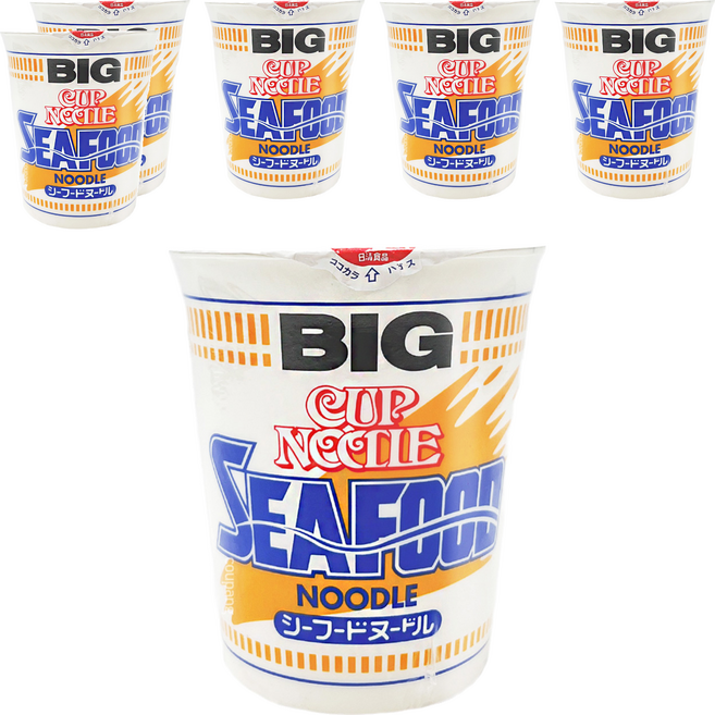 NISSIN 日清 CUP NOODLE 合味道 BIG 大海鮮杯麵 104g, 6入