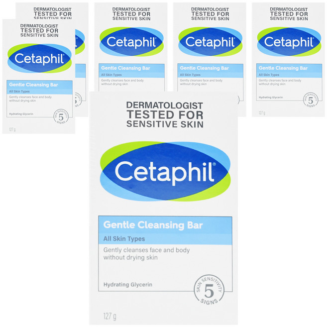 Cetaphil 舒特膚 溫和潔膚凝脂, 127g, 6盒
