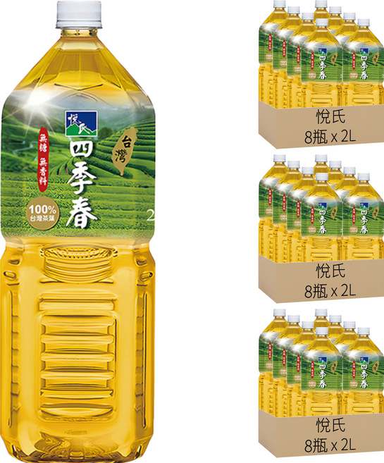 悅氏 四季春, 2L, 24瓶