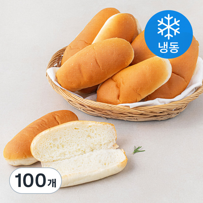 곰곰 핫도그용빵 (냉동), 55g, 20개입, 5개