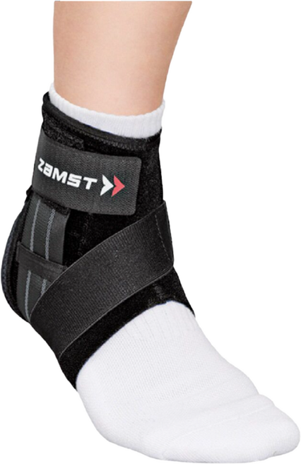 ZaMST 贊斯特 左腳踝護具 短版, 黑色, 1個