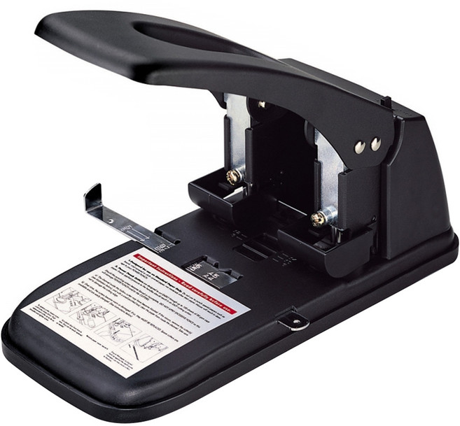 KW-triO 堡勝企業 強力2孔打孔機, 黑色, 1個