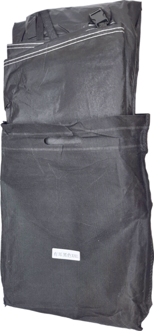 機車車罩/摩托車罩 素色 有耳款 車長230cm適用, 黑色