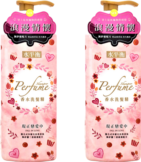 水平衡 香水洗髮精 現正戀愛中, 700g, 2瓶