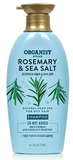 오가니스트 로즈마리 앤 씨솔트 딥클렌징 샴푸, 500ml, 1개 - 쿠팡