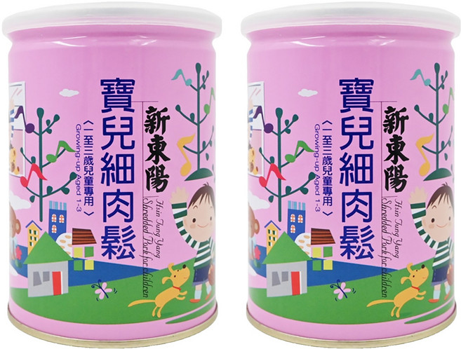 新東陽 寶兒細肉鬆 1~3歲 兒童專用, 200g, 2罐