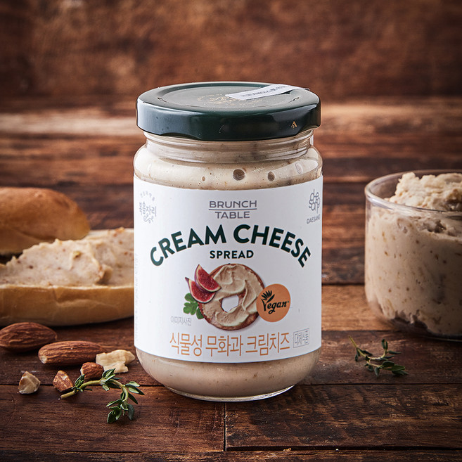 복음자리 식물성 무화과 크림치즈, 190g, 1개