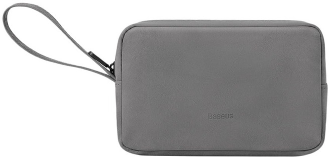Baseus 倍思 簡行二代 數碼收納包 大容量 防水耐油污, BS-HN004, 深灰色, 1個