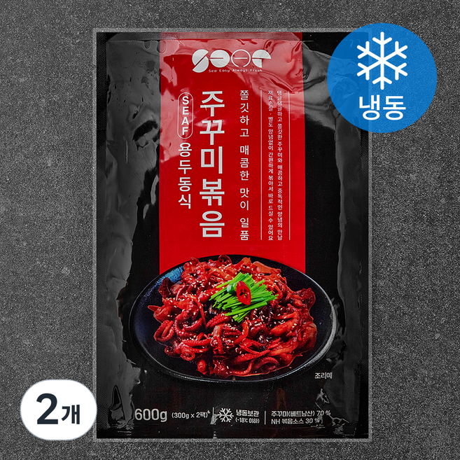 SEAF 용두동식 주꾸미볶음 (냉동), 2개, 600g