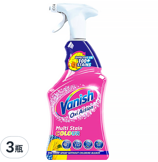 Vanish 漬無蹤 衣物預潔劑, 500ml, 3瓶