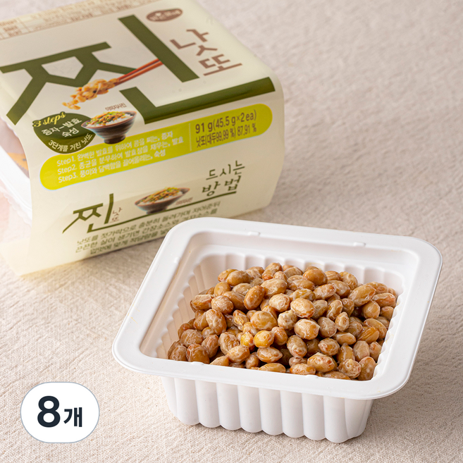 맑은물에 찐낫또, 45.5g, 2개입, 4개