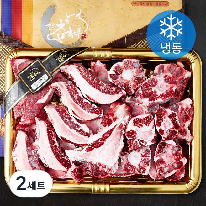 전통참한우 꼬리반골 선물세트 4kg (냉동), 2세트