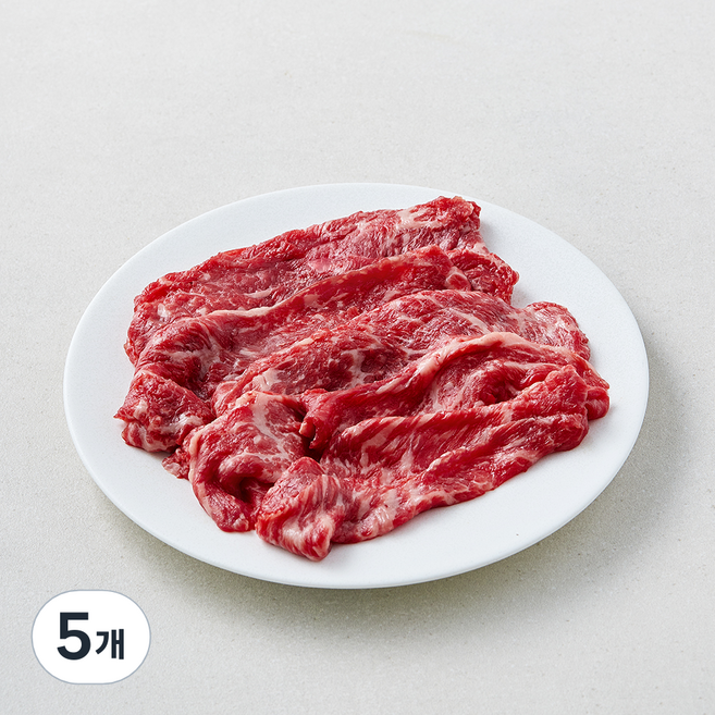 농협 한우 정육 불고기용 1++등급 (냉장), 5개, 300g