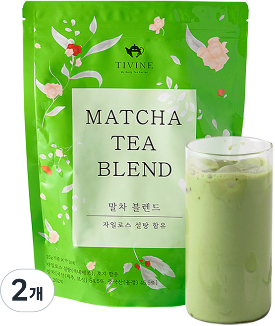 티바인 말차 블렌드, 500g, 1개입, 2개