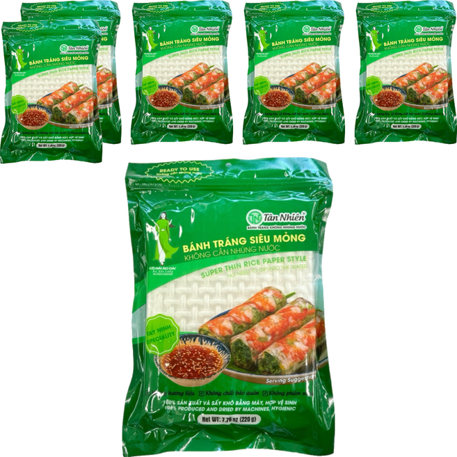 Tan Nhien Banchang Ssiummong米紙, 6個, 220g