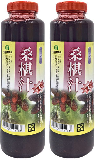 埔里鎮農會 桑椹汁, 800g, 2瓶
