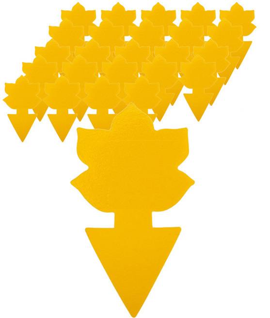 소비르 화단 가든 인섹트트립 벌레 끈끈이 19 연꽃 11호, 1개, 25개입