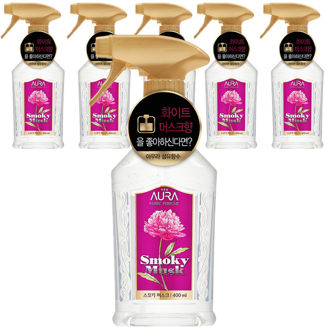 아우라 섬유 향수, 스모키 머스크 × 400ml × 6개