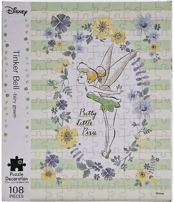 EPOCH 拼圖裝飾系列, 奇妙仙子 fairy green, 108片, 1盒