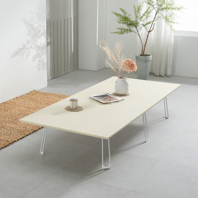 스토리퍼니쳐 국내생산 LPM 비스포크 접이식 테이블 1800x800 고객직접설치, 핑키쉬크림