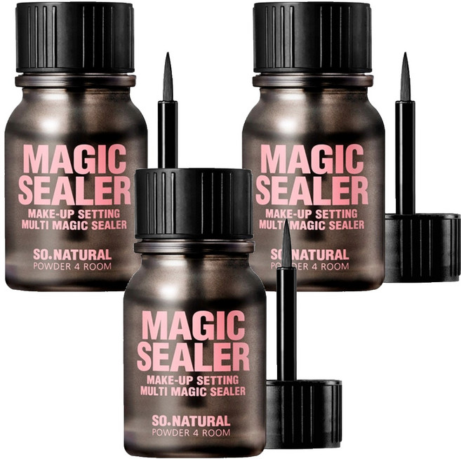 쏘내추럴 파우더포룸 메이크업 세팅 멀티 매직 실러, 10ml, 3개