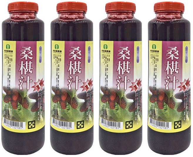 埔里鎮農會 桑椹汁, 800g, 4瓶