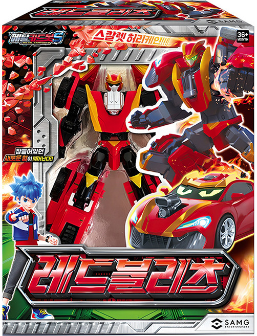 메탈카드봇 S 레드블리츠, 혼합색상, 1개