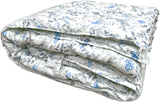 Bange Bedding 韓國絨玉米冬被 四季被 附圓柱形收納袋, 爵士藍調