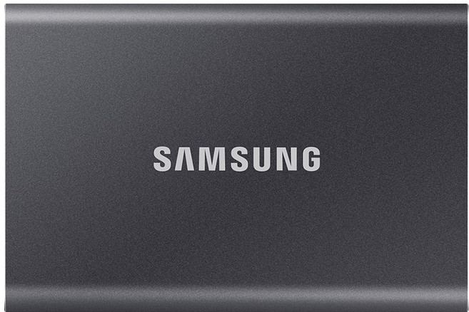 SAMSUNG 三星 T7 USB 3.2 Gen 2 外接式ssd固態硬碟 MU-PC2T0T/WW, 灰色, 2TB, 1個