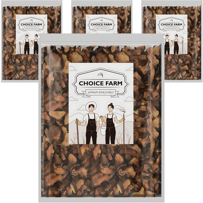 초이스팜 국내산 볶은 돼지 감자차, 500g, 4개