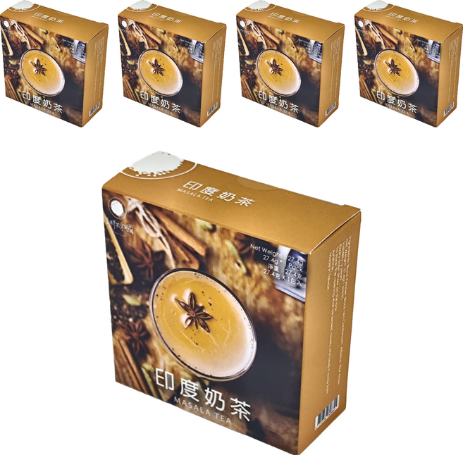 香料共和國 印度奶茶, 27.4g, 5盒, 1包