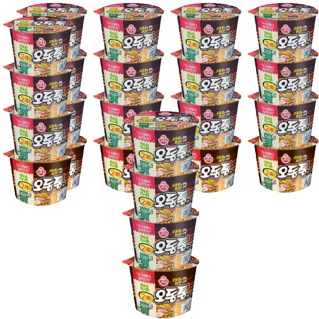 오뚜기 오동통면 큰컵 100g, 24개