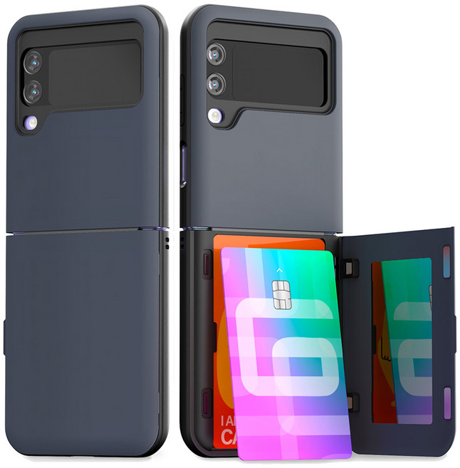 구스페리 파스텔 카드 미러 도어 범퍼 휴대폰 케이스