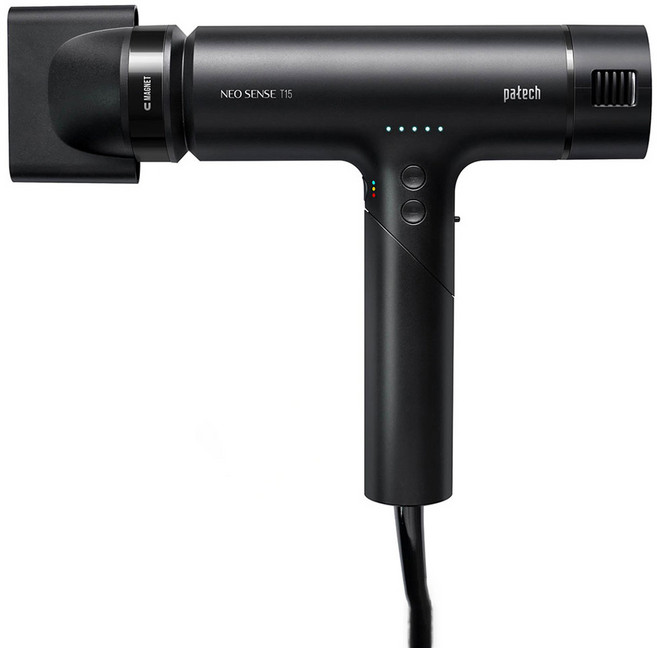 파테크 BLDC 헤어 전문가용 미용실 드라이기 NEO SENSE 1650W, T15, 블랙