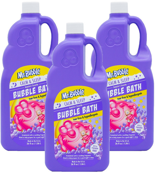 미스터버블 캄앤슬립 바스 유아입욕제, 1.06L, 3개