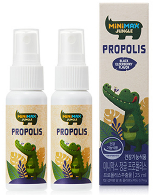 동아제약 미니막스 정글 프로폴리스, 2개, 25ml