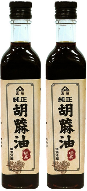 鑫隆 純正胡麻油, 500ml, 2瓶