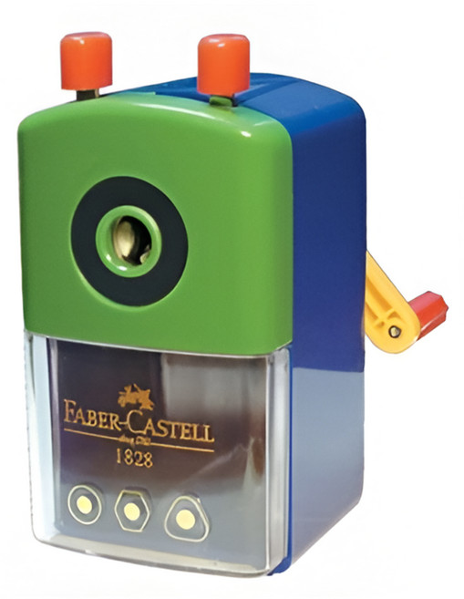 FABER-CASTELL 輝柏 大小通用削鉛筆機 #1828, 顏色隨機, 1個