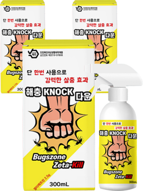 다운킬 해충 분무형 살충제, 3개