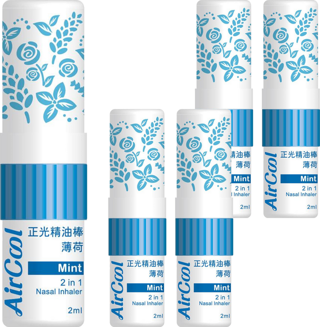 正光 精油棒鼻瞬涼 薄荷 2ml, 5支