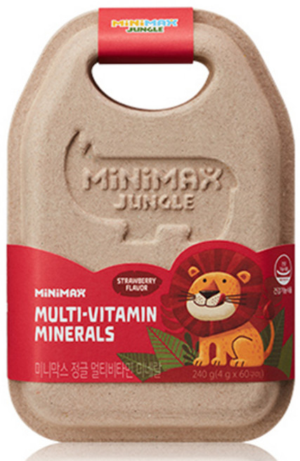 미니막스 정글 멀티비타민 미네랄, 60정, 1개
