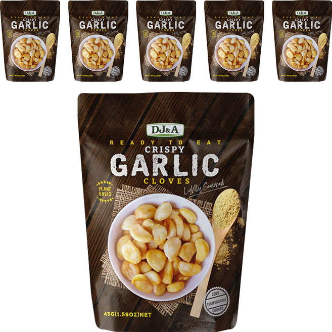 디제이앤에이 크리스피 갈릭 클로브스 스낵, 6개, 45g