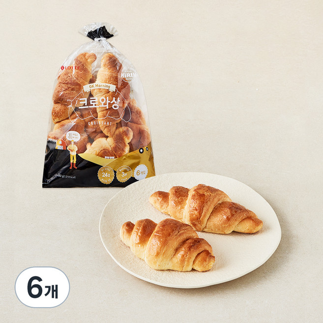 롯데웰푸드 크로와상, 282g, 1개입, 6개