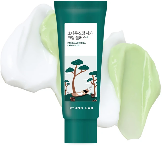 라운드랩 소나무 진정 시카 크림 플러스, 60ml, 1개 - 쿠팡